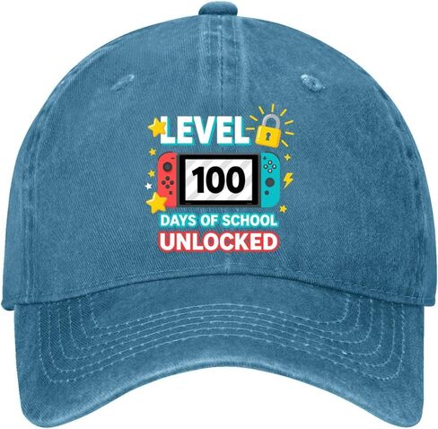 Level 100 Days Unlocked Hats Cycling Cap for Grandma in Saudi Arabia