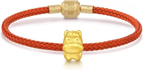 CHOW SANG SANG 999 Gold Charme Auspicious Blessings Horse Charm Bracelet for Women & Men 17cm 95932C in Saudi Arabia