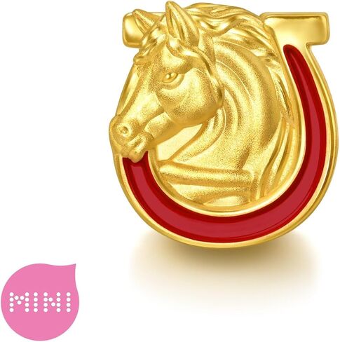 CHOW SANG SANG 999 Gold Charme Horse Charm Bracelet for Women & Men 17cm 96063C in Saudi Arabia