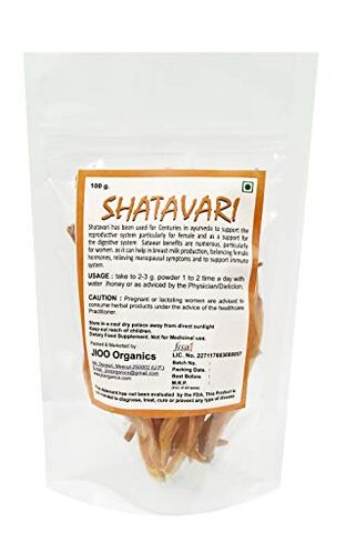 Jioo Organics 100% Natural Premium Shatavari Raw 100g in Saudi Arabia