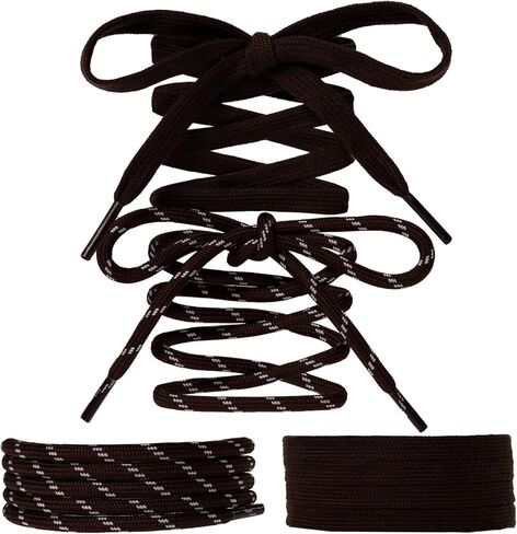 Paracord Shoe Laces Round Rope Shoelaces Multi Color Cord Shoe Strings for Sneakers Boots in Saudi Arabia