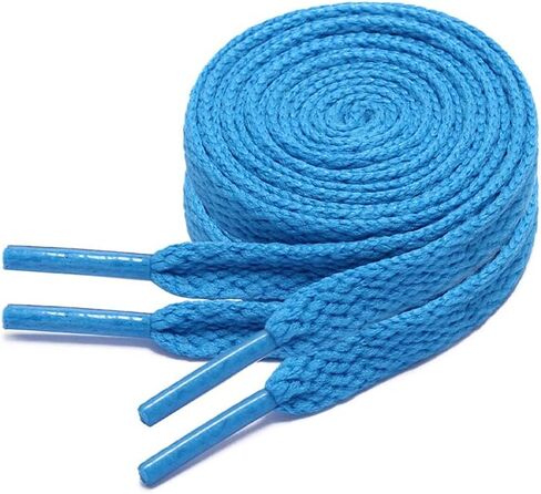 2 Pairs Flat Shoe Laces for Sneakers 5/16" Wide Athletic Shoelaces Boot Strings in 24"-79" for Kids Adults in Saudi Arabia
