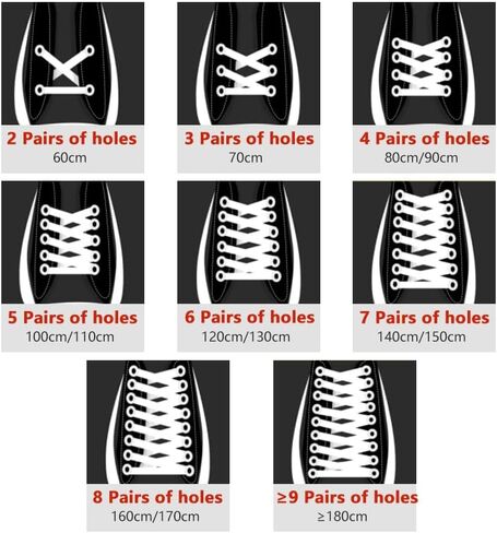 2 Pairs Flat Shoe Laces for Sneakers 5/16" Wide Athletic Shoelaces Boot Strings in 24"-79" for Kids Adults in Saudi Arabia