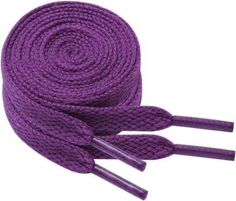 2 Pairs Flat Shoe Laces for Sneakers 5/16" Wide Athletic Shoelaces Boot Strings in 24"-79" for Kids Adults in Saudi Arabia
