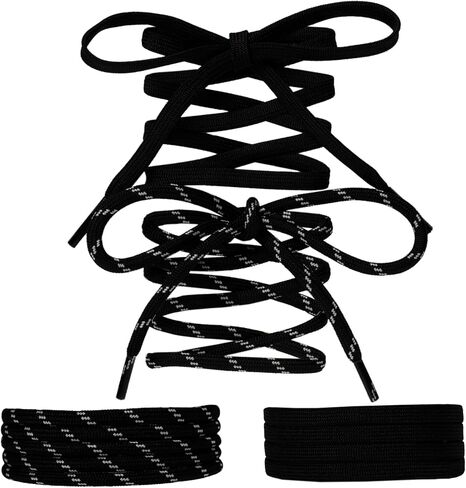 Paracord Shoe Laces Round Rope Shoelaces Multi Color Cord Shoe Strings for Sneakers Boots in Saudi Arabia
