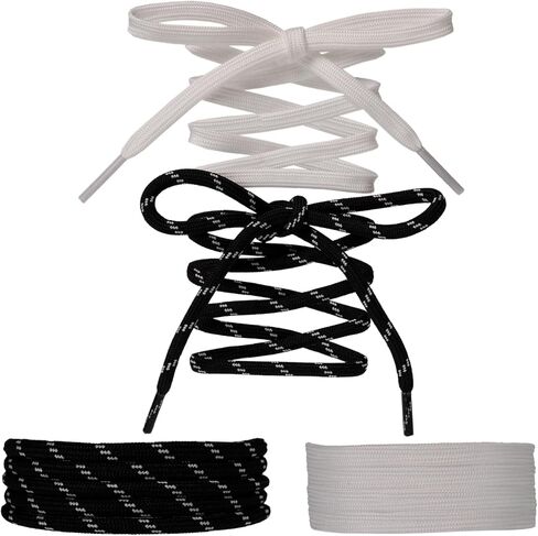 Paracord Shoe Laces Round Rope Shoelaces Multi Color Cord Shoe Strings for Sneakers Boots in Saudi Arabia