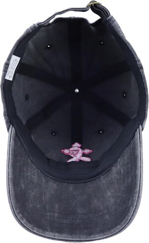 Pink Ribbon Hat for Women, Classic Cotton Embroidered Cross Baseball Cap for Cancer Patients in Saudi Arabia