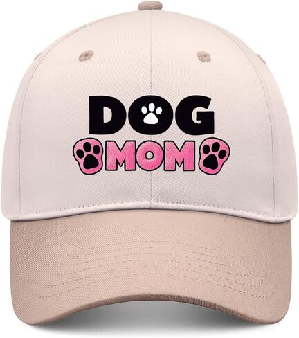 قبعة بيسبول للسيدات من Dog Mom قابلة للتعديل، قبعة لمحبي الكلاب للجنسين للنساء، قبعات سائقي الشاحنات هدية للأم in Saudi Arabia