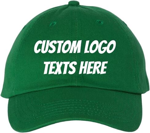 INK STITCH Unisex Vc300a Custom Stitching Logo Texts Monogrammed Cotton Baseball Caps in Saudi Arabia