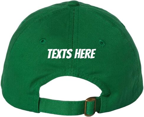 INK STITCH Unisex Vc300a Custom Stitching Logo Texts Monogrammed Cotton Baseball Caps in Saudi Arabia