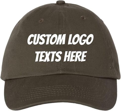 INK STITCH Unisex Vc300a Custom Stitching Logo Texts Monogrammed Cotton Baseball Caps in Saudi Arabia