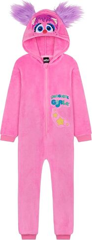 Get Trend Sesame Street One Piece Pajamas for Girls, Toddlers, Preschoolers, Cute PJs Sleepwear, Abby Cadabby Gifts for Girls in Saudi Arabia