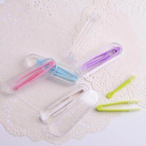 5pcs Portable Contact Lens Special Tweezer and Stick Set Travel Kit(White) in Saudi Arabia