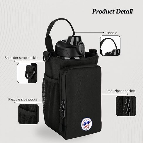 Magnetic Gym Bag and Bottle Bag, Magnatic Sport Bag For Men and Women Sling Gym Baag Travel Work with Water Bottle Holder, Phone Pockets Magnetic Attachment, Water Bottl Carrier Holder in Saudi Arabia