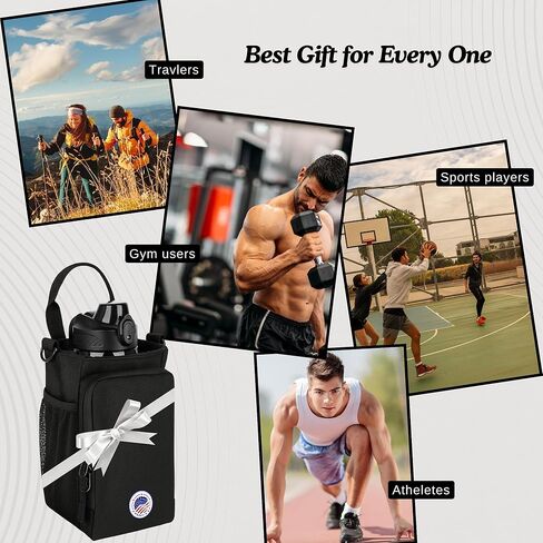 Magnetic Gym Bag and Bottle Bag, Magnatic Sport Bag For Men and Women Sling Gym Baag Travel Work with Water Bottle Holder, Phone Pockets Magnetic Attachment, Water Bottl Carrier Holder in Saudi Arabia
