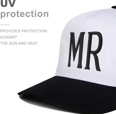 Mr and Mrs Trucker Baseball Hats,Honeymoon Baseball Hats,Wedding Gifts for Couples,Gifts for Engagement,Bridal Shower Gifts in Saudi Arabia