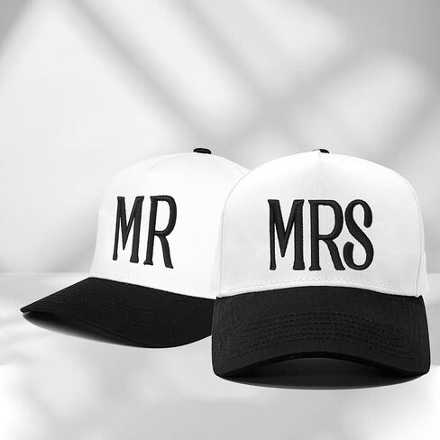 Mr and Mrs Trucker Baseball Hats,Honeymoon Baseball Hats,Wedding Gifts for Couples,Gifts for Engagement,Bridal Shower Gifts in Saudi Arabia