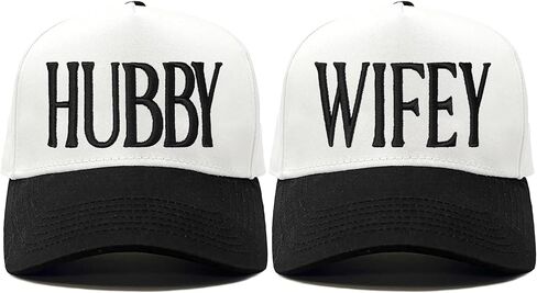 Mr and Mrs Trucker Baseball Hats,Honeymoon Baseball Hats,Wedding Gifts for Couples,Gifts for Engagement,Bridal Shower Gifts in Saudi Arabia