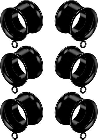 8G-25mm DIY Double Flared Gauges for Ear Tunnels Plugs Earrings 316L Surgical Stainless Steel Silver Internally Threaded Ears Tunnel Plug Stretching Kit Piercing Jewelry Women Men in Saudi Arabia