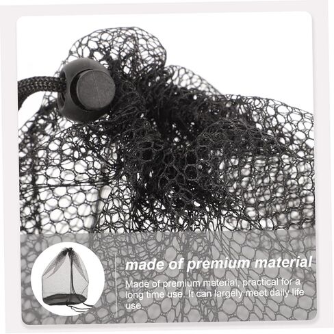 Angoily 4pcs Logo Disc Storage Mesh Pocket Bag Cone Holder Mesh Bag for Outdoor Sports Sports Supplies Drawstring in Saudi Arabia