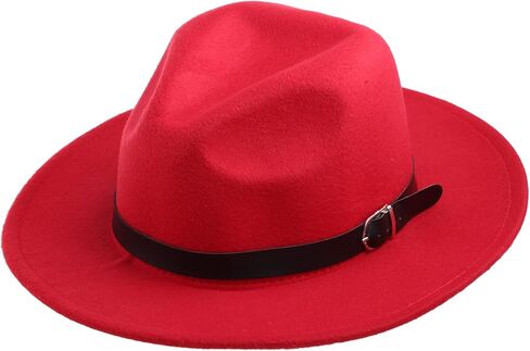 Men Women Bowknot Hard Felt Fedora Panama Bowler Wide Hat Brim Gangster Cap Awards Memorial in Saudi Arabia