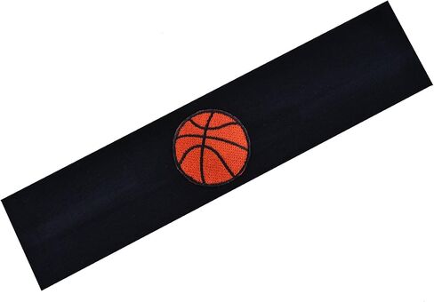 Funny Girl Designs Cotton Basketball Patch Stretch Headband for Girls Teens and Adults - Basketball Team Gift in Saudi Arabia