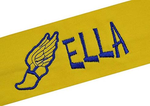 Funny Girl Designs Personalized Embroidered Monogrammed TRACK and FIELD Cotton Stretch Headband - Your School Colors in Saudi Arabia