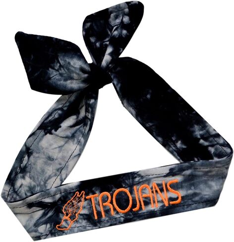 Funny Girl Designs Track and Field TIE Back Moisture Wicking Headband Personalized with The Embroidered Name of Your Choice in Saudi Arabia