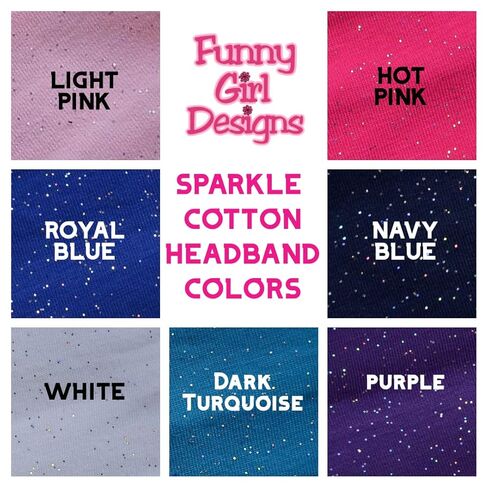Funny Girl Designs Softball Headband Embroidered with Personalized Custom Name and GLITTER HEART Softball You Pick Colors in Saudi Arabia