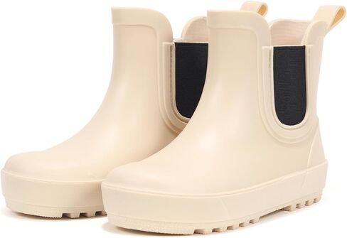 WILLPORT Toddler Rain Boots,Waterproof kids Chelsea Rain Boots for Boys and Girls in Kuwait