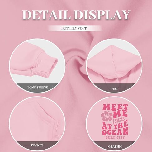 لطيف الوردي هوديس للأطفال الفتيات الجمالية Preppy بلوزات العصرية نفخة هوديي الفتاة زهرة الجرافيك بلوزة كاجوال in Kuwait