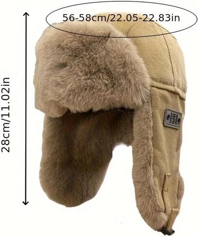 Women's Winter Velvet Cycling Hat with Ear Protection, Plush Windproof Lei Feng Cap for Cold Weather Outdoor Activities in Saudi Arabia