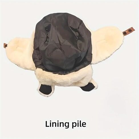 Women's Winter Velvet Cycling Hat with Ear Protection, Plush Windproof Lei Feng Cap for Cold Weather Outdoor Activities in Saudi Arabia