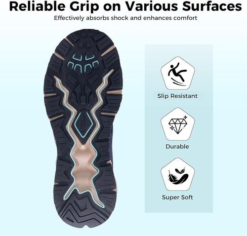 Wide Running Shoes for Men Arch Support Plantar Fasciitis Tennis Sneakers Non Slip Casual Athletic Walking Shoes in Saudi Arabia