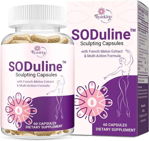 Anti Cellulite Supplement, SODuline™ Sculpting Capsules with French Melon SOD & Phyto Beadlets, Cellulite Reduces, Cellulite Remover for Legs, Skin Smoothing & Thighs, Collagen Supplements, 60 Caps in Saudi Arabia