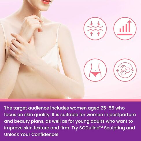 Anti Cellulite Supplement, SODuline™ Sculpting Capsules with French Melon SOD & Phyto Beadlets, Cellulite Reduces, Cellulite Remover for Legs, Skin Smoothing & Thighs, Collagen Supplements, 60 Caps in Saudi Arabia