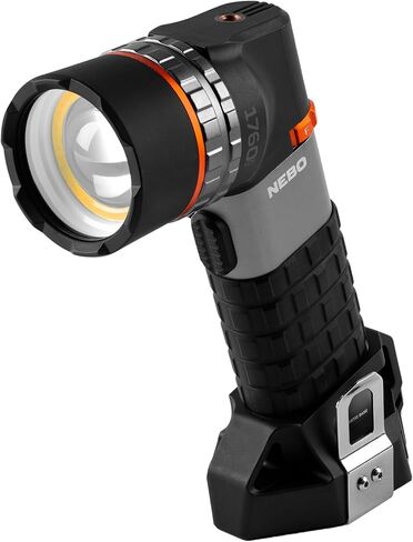 NEBO Luxtreme Rechargeable Spotlight with Durable Anodized Aircraft-Grade Aluminum Housing | USB Charging Cable and Batteries Included , 1/2 Mile Beam in Saudi Arabia