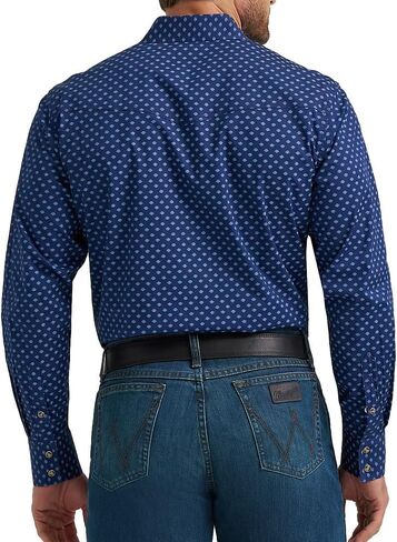 Wrangler Men's Blue 20X Competition Shirt in Saudi Arabia