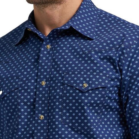 Wrangler Men's Blue 20X Competition Shirt in Saudi Arabia