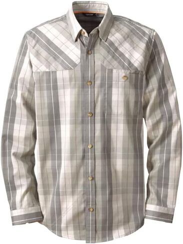 Orvis Men’s Midweight Shooting Shirt - Mens Button Down Long Sleeve Shirts with Ambidextrous Quilted Shooting Patches in Saudi Arabia