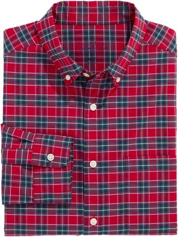 Vineyard Vines Men's Yuletide Tartan Performance Cotton Shirt in Saudi Arabia