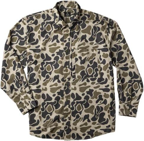 قميص Heybo Stonecamp Camo Flannel بأزرار سفلية in Saudi Arabia