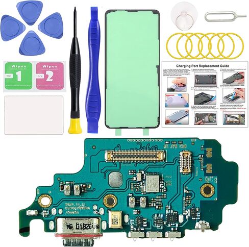for Galaxy S8 USB Charging Board Port Replacement, Type C Dock Board Connector for Samsung S8 SM-G950U/U1/W/V with Tools & Instruction in Kuwait