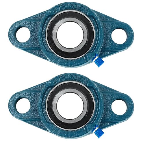 CHR Pillow Block Bearings | UCP205-16 | 2 Pack | Mounted Pillow Block Bearings - Chrome Steel Bearings with 1" Bore | ISO 9001-2015 Certified in Saudi Arabia
