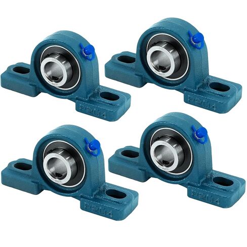 CHR Pillow Block Bearings | UCP205-16 | 2 Pack | Mounted Pillow Block Bearings - Chrome Steel Bearings with 1" Bore | ISO 9001-2015 Certified in Saudi Arabia