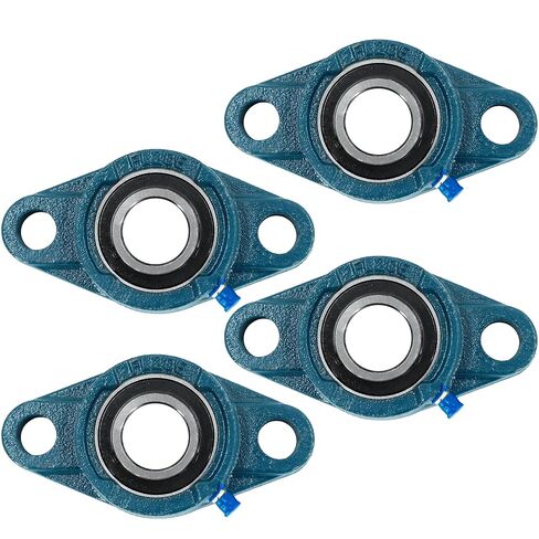 CHR Pillow Block Bearings | UCP205-16 | 2 Pack | Mounted Pillow Block Bearings - Chrome Steel Bearings with 1" Bore | ISO 9001-2015 Certified in Saudi Arabia