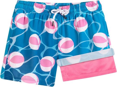 BRISIRA Boys Swim Trunks with Compression Liner Bathing Suit Kids Anti-Chafe Quick Dry Swimsuit Swim Shorts Youth Teens 5-16Y in Saudi Arabia