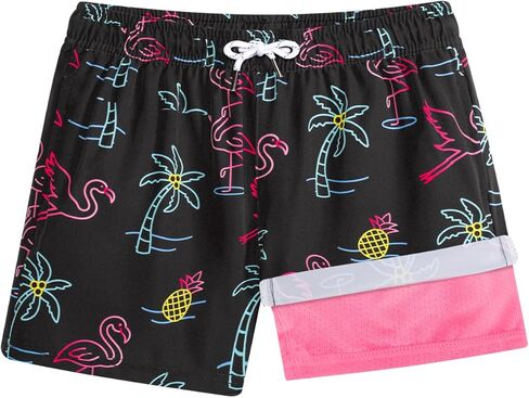 BRISIRA Boys Swim Trunks with Compression Liner Bathing Suit Kids Anti-Chafe Quick Dry Swimsuit Swim Shorts Youth Teens 5-16Y in Saudi Arabia