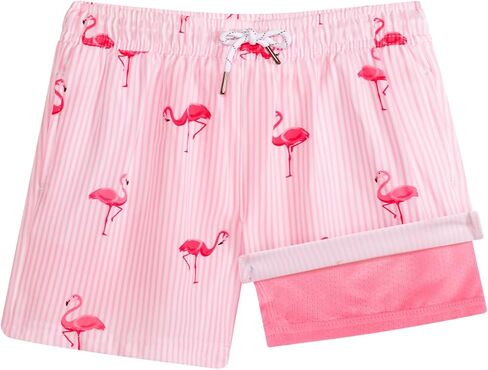 BRISIRA Boys Swim Trunks with Compression Liner Bathing Suit Kids Anti-Chafe Quick Dry Swimsuit Swim Shorts Youth Teens 5-16Y in Saudi Arabia