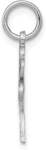 10K White Gold 4 Leaf Clover Charm Good Luck Lucky in Saudi Arabia